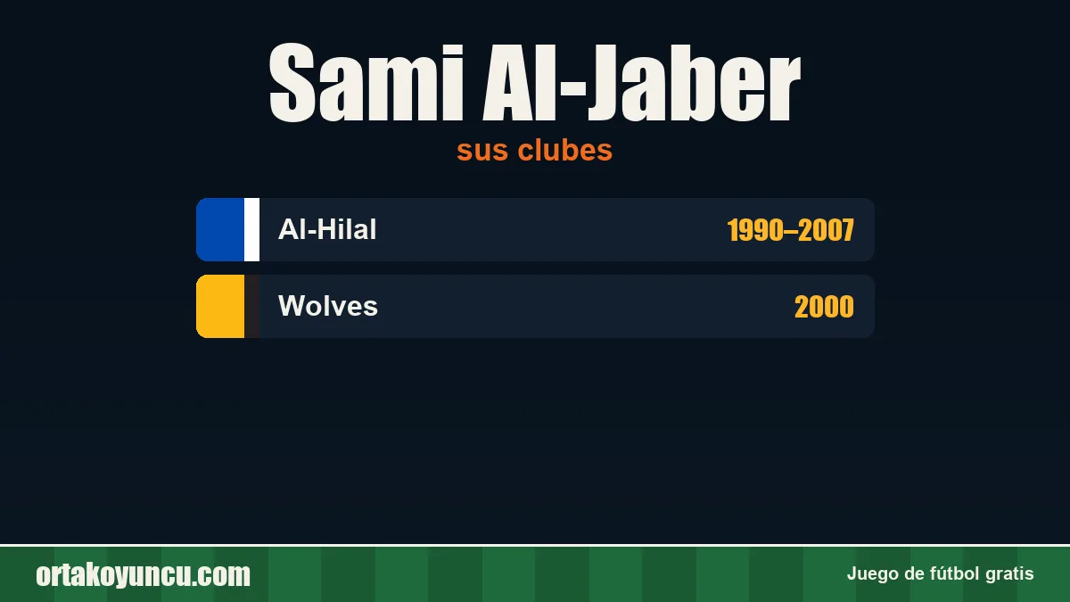 Sami Al-Jaber: clubes y años