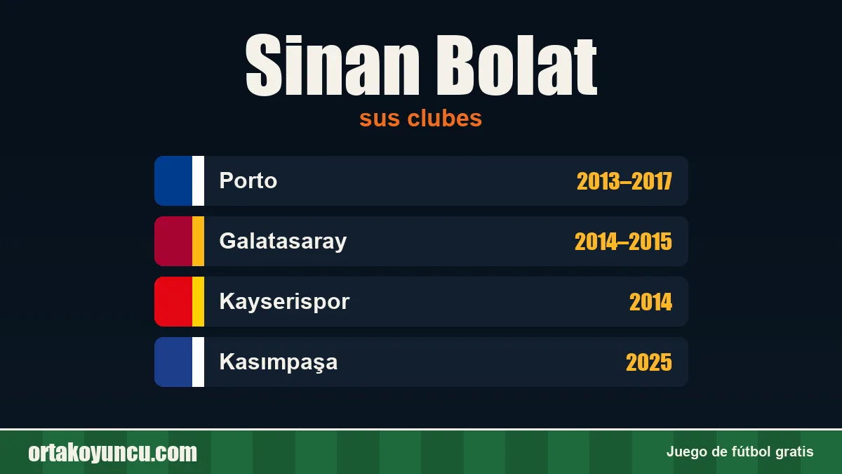 Sinan Bolat: clubes y años