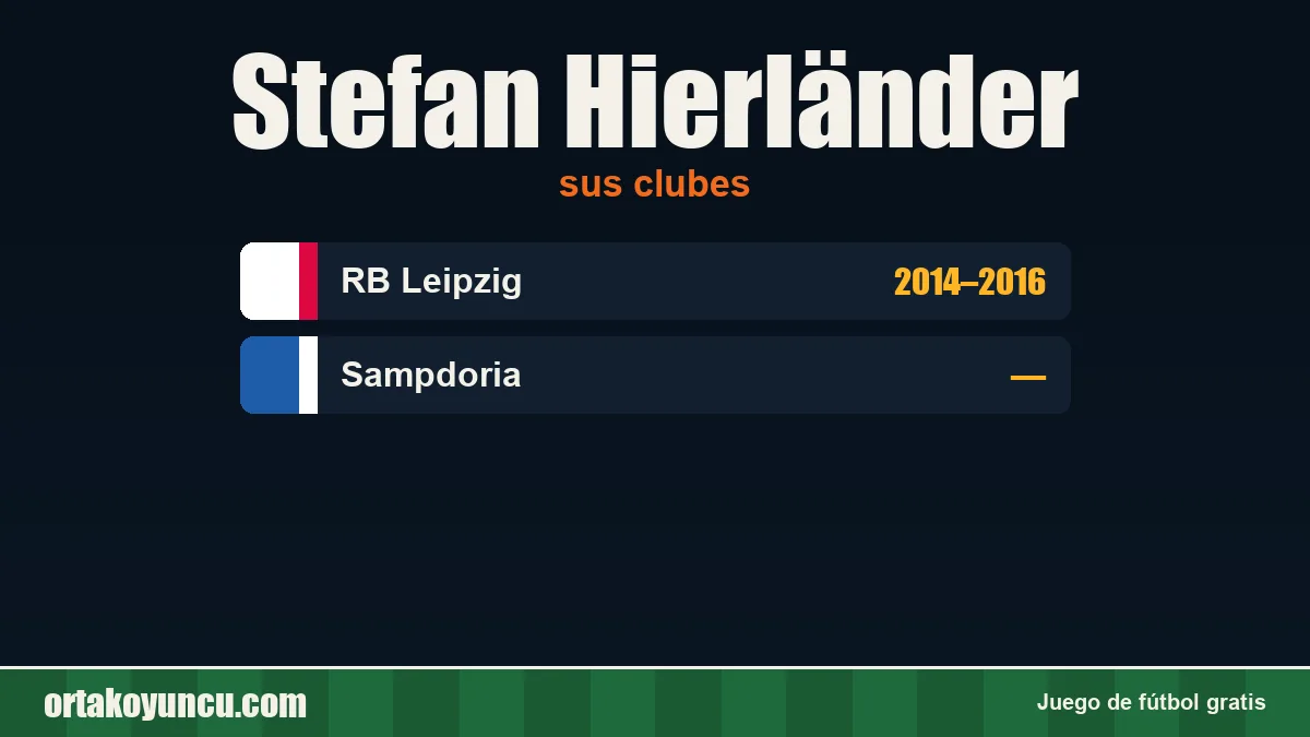 Stefan Hierländer: clubes y años