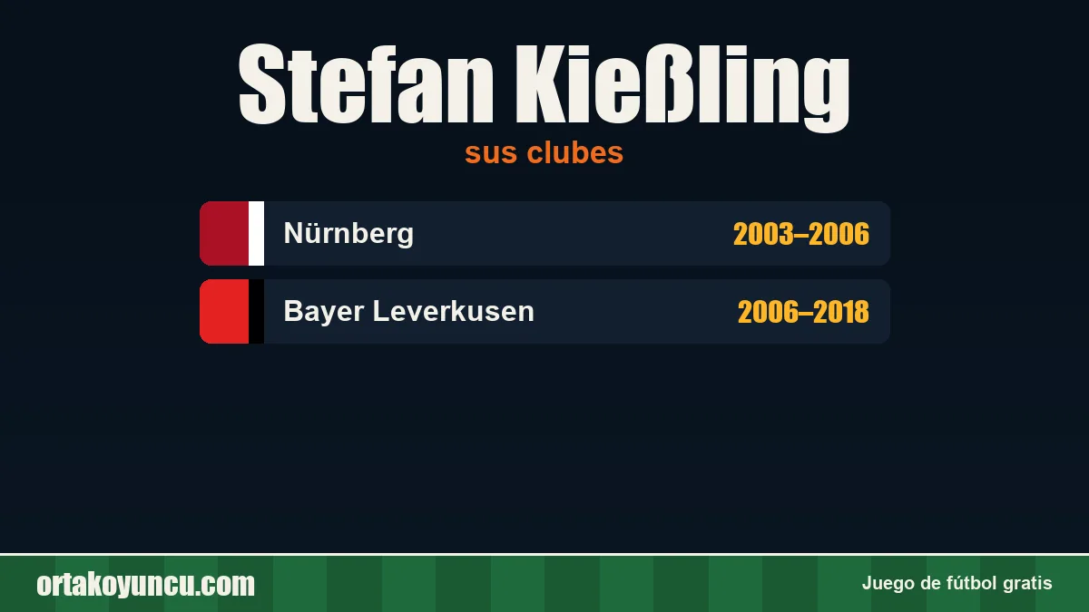 Stefan Kießling: clubes y años