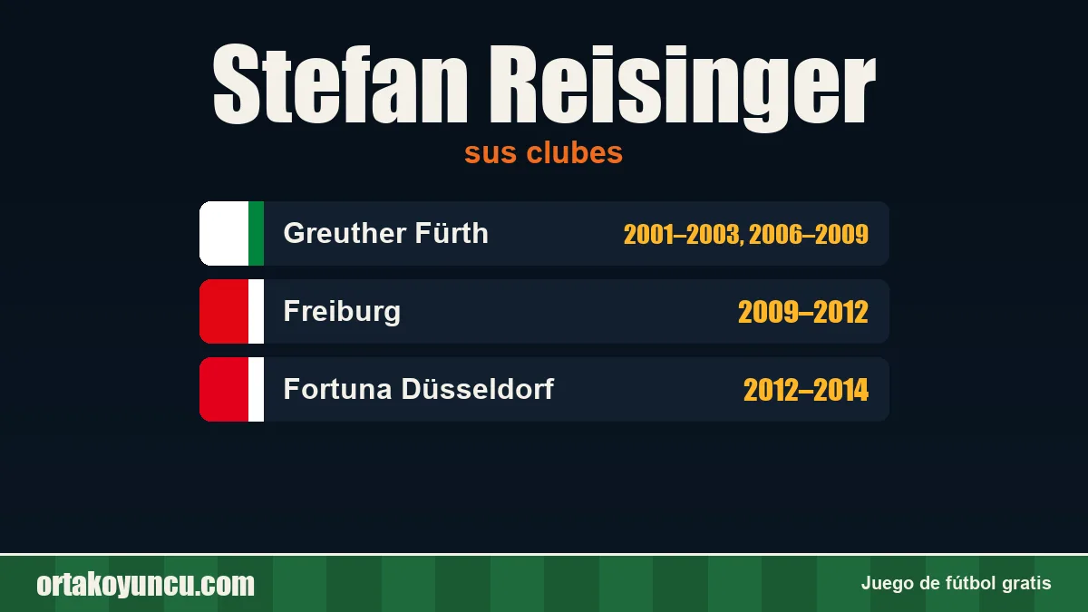Stefan Reisinger: clubes y años