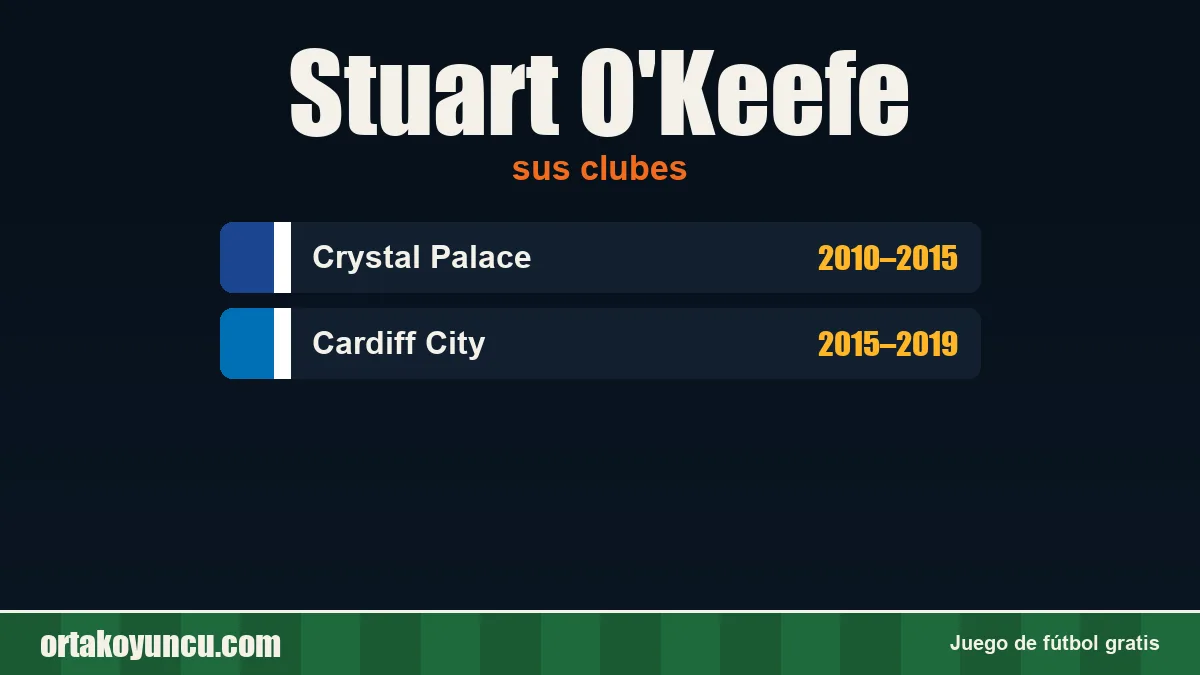 Stuart O'Keefe: clubes y años