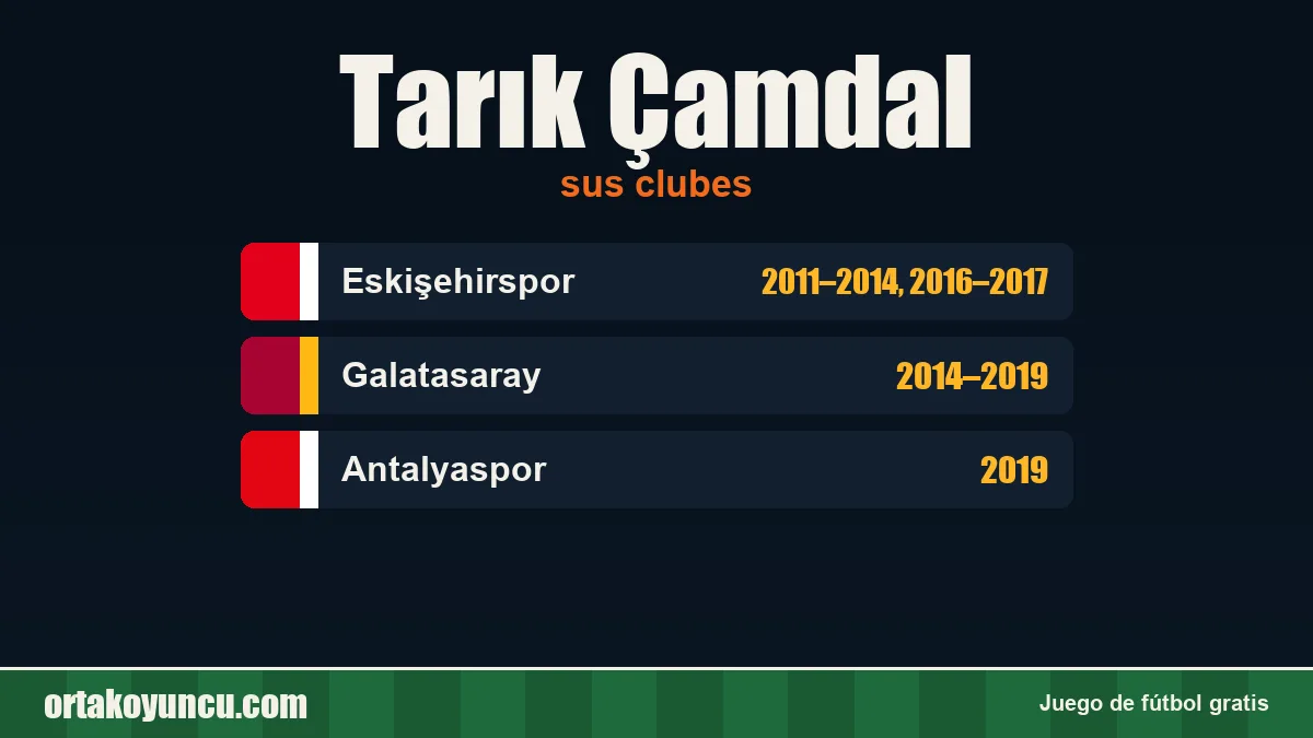 Tarık Çamdal: clubes y años