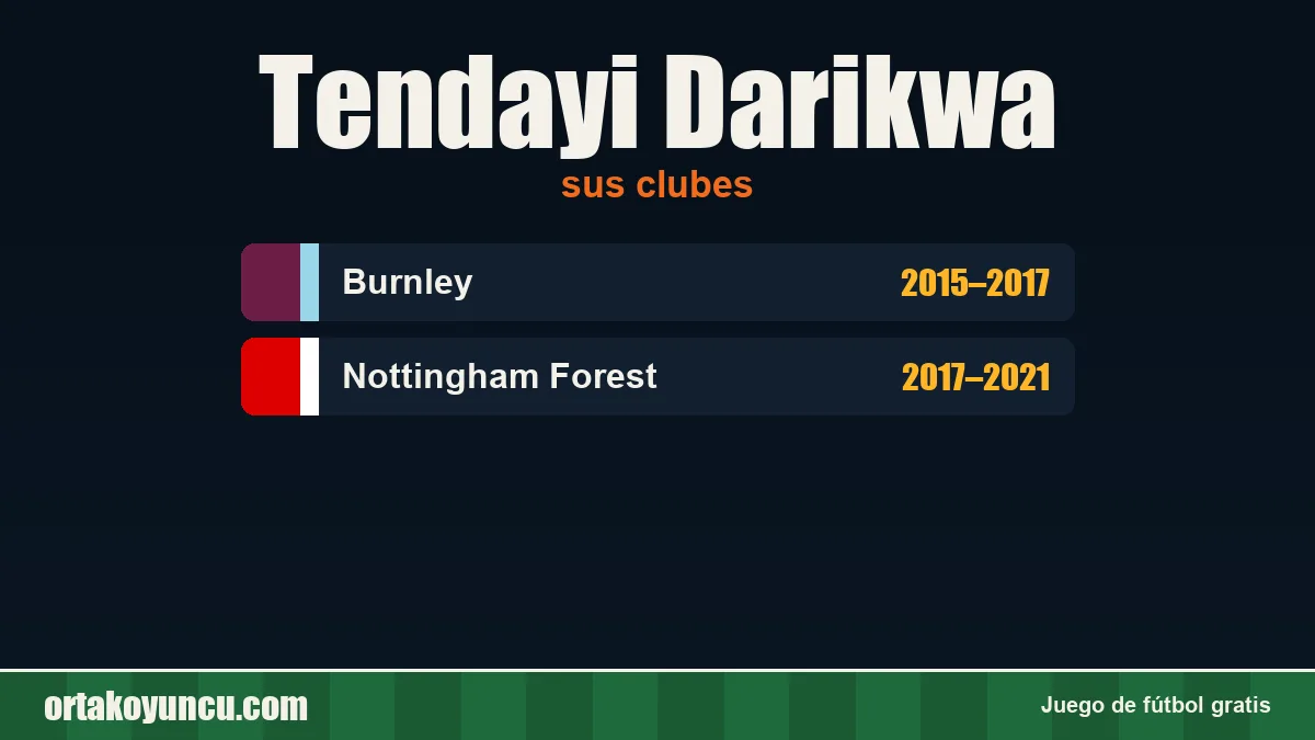Tendayi Darikwa: clubes y años