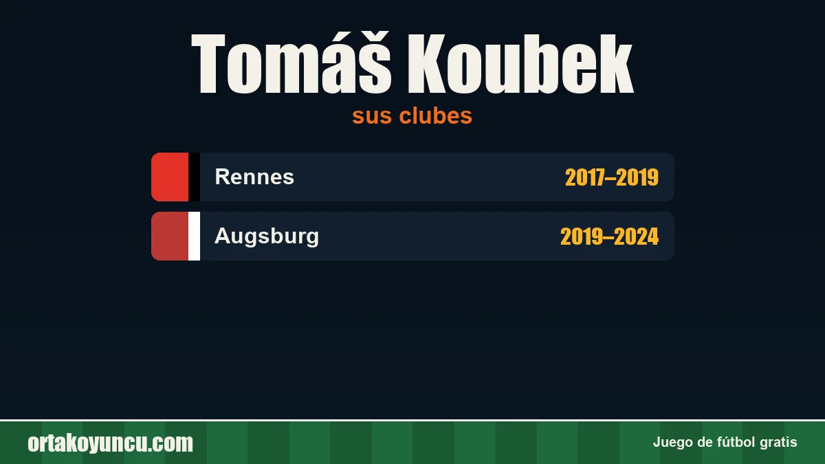 Tomáš Koubek: clubes y años
