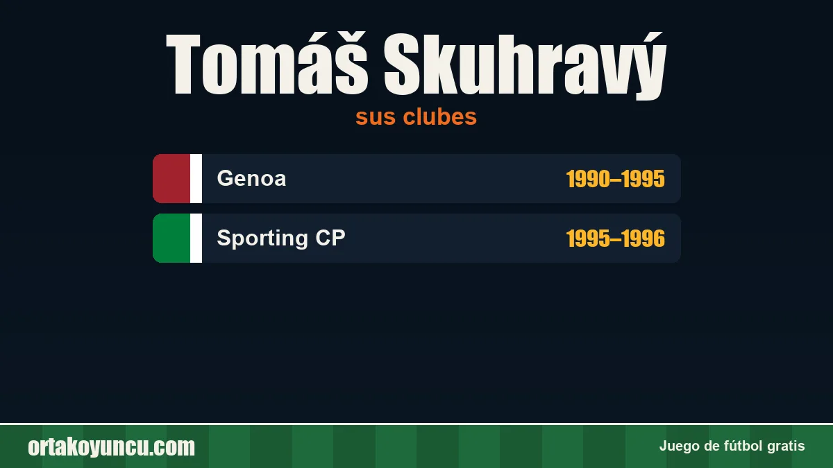 Tomáš Skuhravý: clubes y años