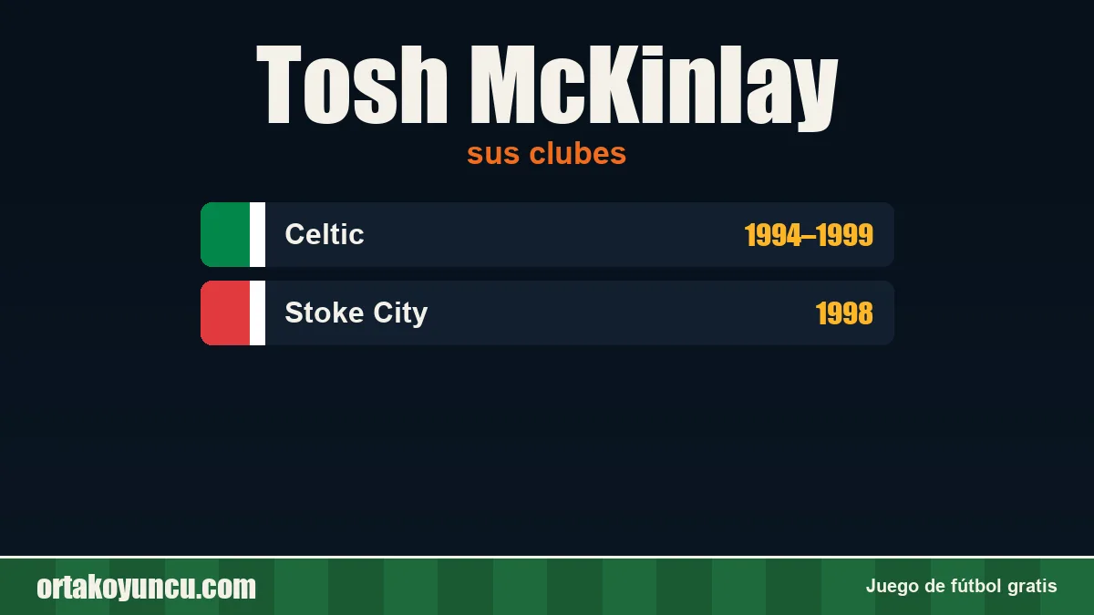 Tosh McKinlay: clubes y años