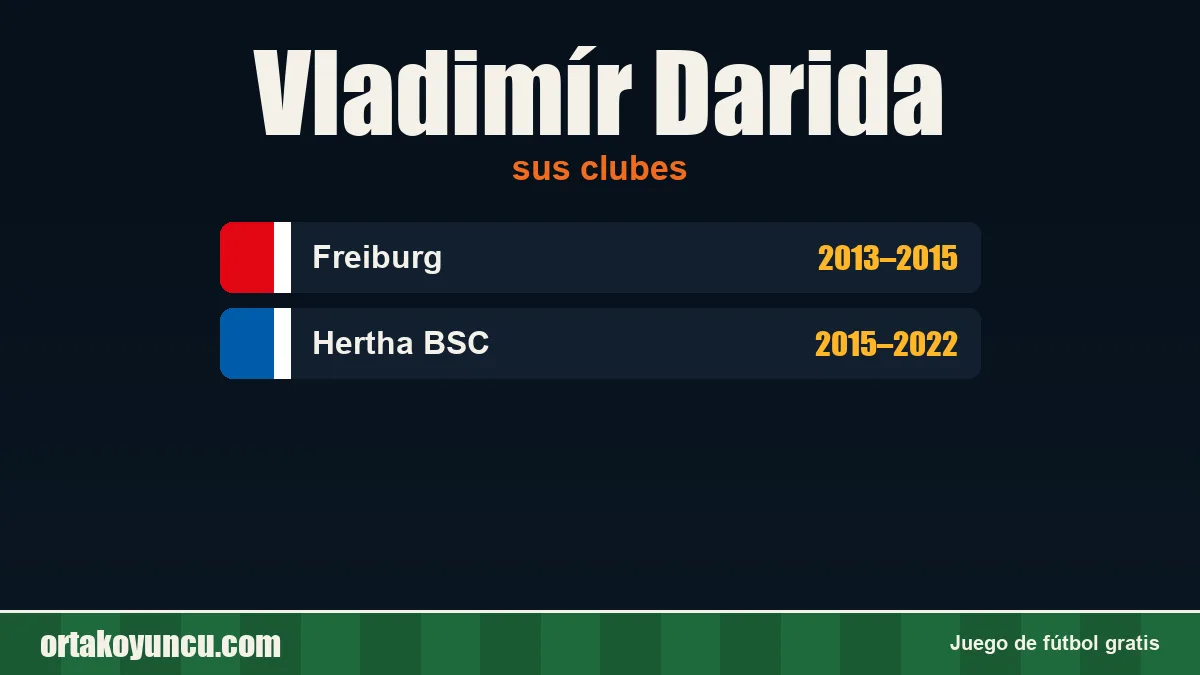Vladimír Darida: clubes y años