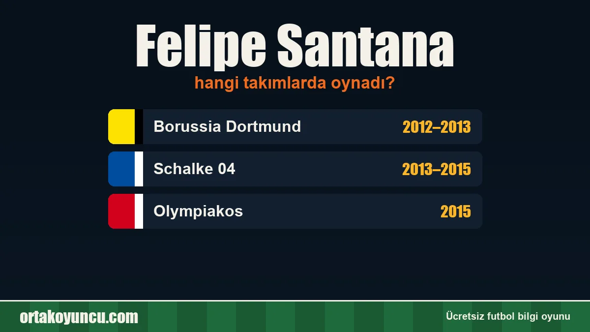 Felipe Santana hangi takımlarda oynadı?