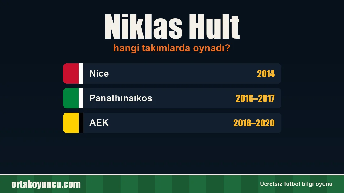 Niklas Hult hangi takımlarda oynadı?